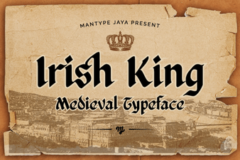 Irish King Fonts: Style Your Historical Designs