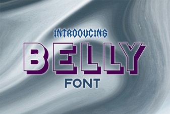 Belly Font: Download the Friendly Design Kit