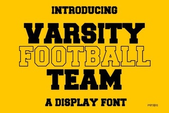 Football Team Font Ideas for Designers & Coaches