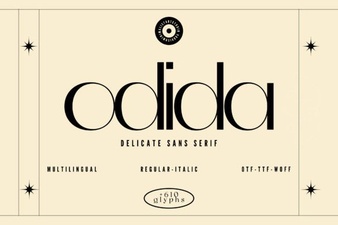 Odida Font: Creative Uses for Your Next Design Project