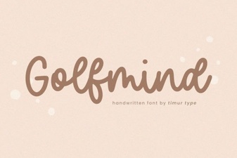 The Golfmind Font for Creative Design Projects