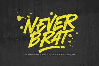 Never Brat Font for Creative Projects and Diy Design