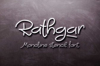 Rathgar Stencil Font: Design, Typography & Ideas
