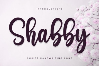 Shabby Chic Fonts for Creative Diy Projects